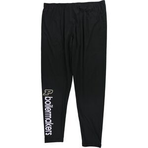 G-III Sports Womens Perdue Boilermakers Compression Athletic Pants, Black, L, DM